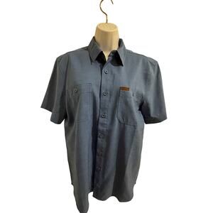 ORVIS Men's Blue Short Sleeve Shirt (Size S)